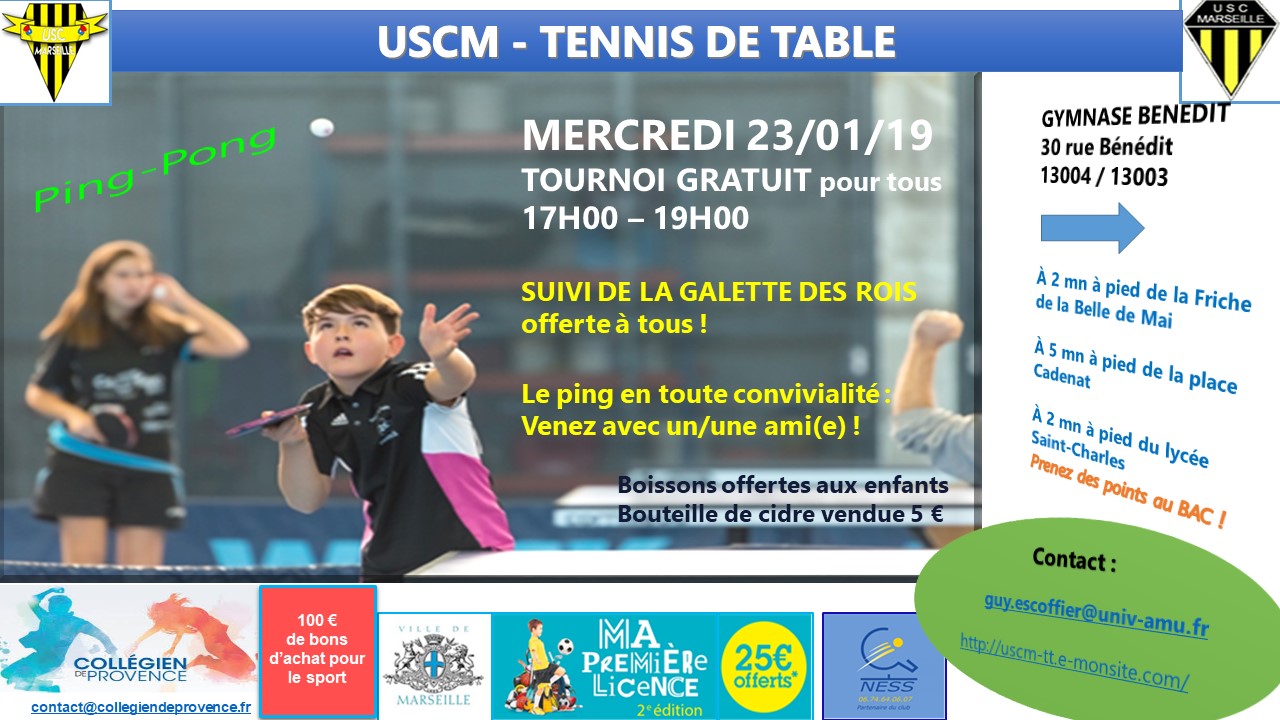 Flyer tournoi galette des rois 2019